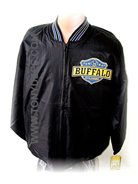 BUFFALO SOLDIERS REVERSIBLE SATIN JACKET